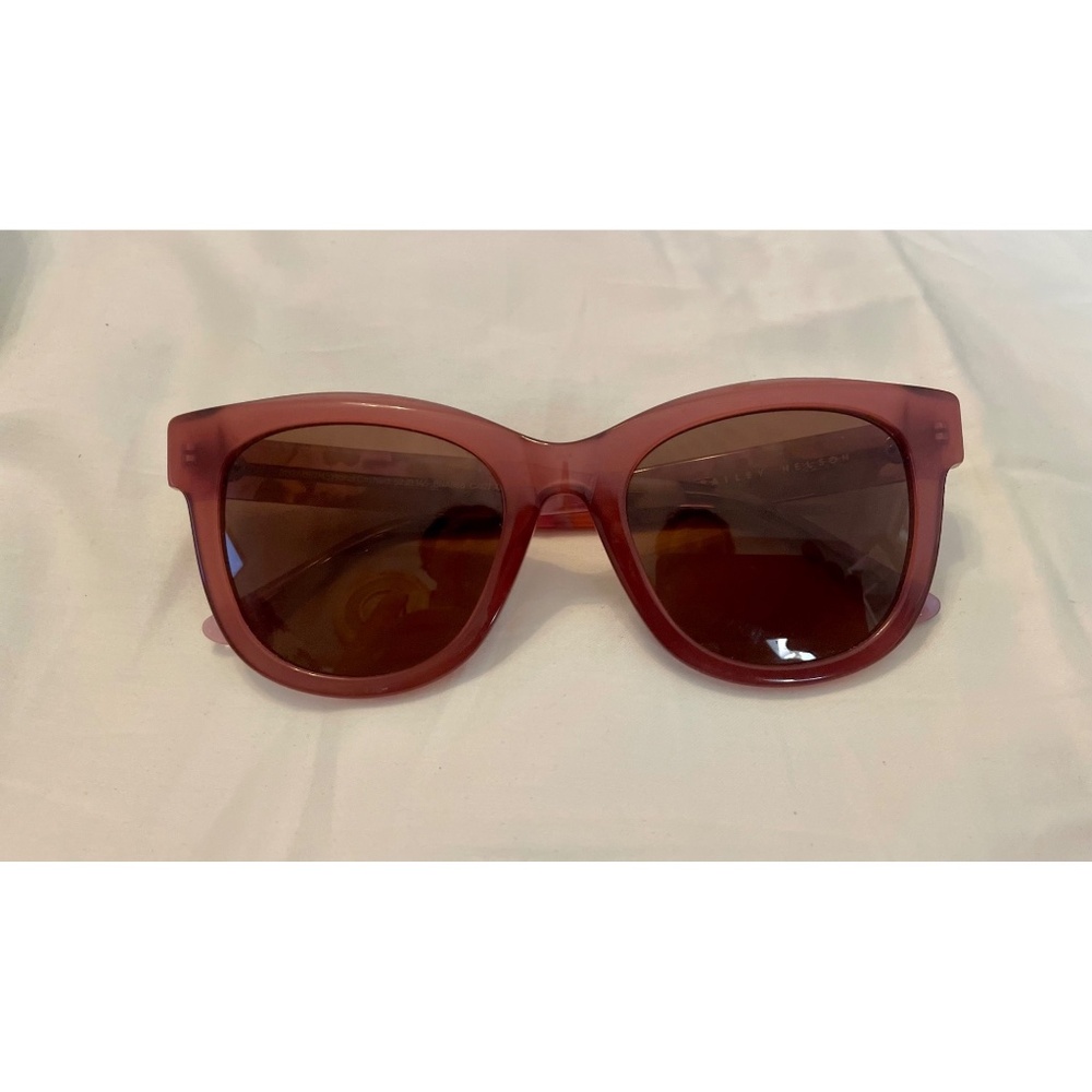 ✨ Bailey Nelson Elizabeth Sunglasses — Pink / Floral Purple Marble Arms